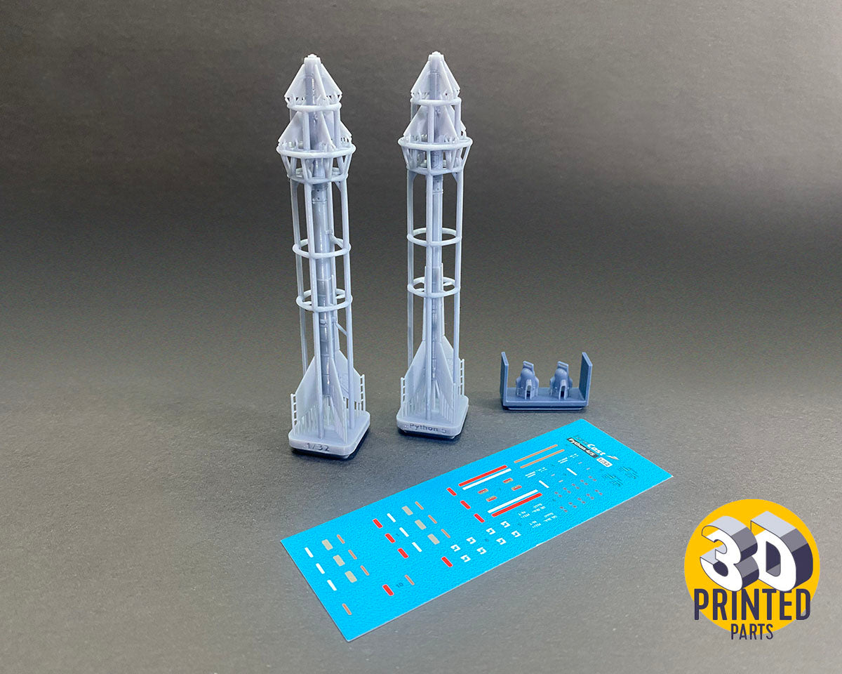 IsraDecal Studio IC-32052 1:32 'Python' 5 'Sword' AA Missiles Including: