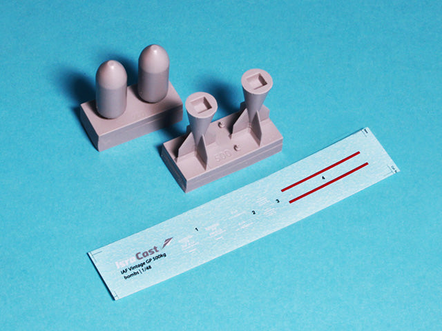IsraDecal Studio IC-48046 1:48 IAF Vintage 500kg GP Bombs