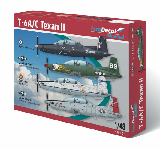 IsraDecal Studio IDM-48100 T-6A/C Texan II Plastic & Resin Kit 1:48