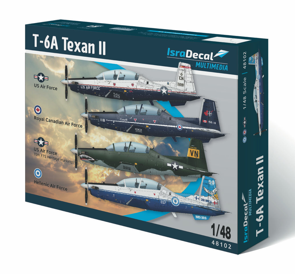 IsraDecal Studio IDM-48102 1:48 T-6A Texan II Marking for : USAF T-6A