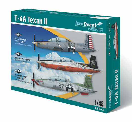 IsraDecal Studio IDM-48103 1:48 T-6A Texan II Marking for: USAF T-6A