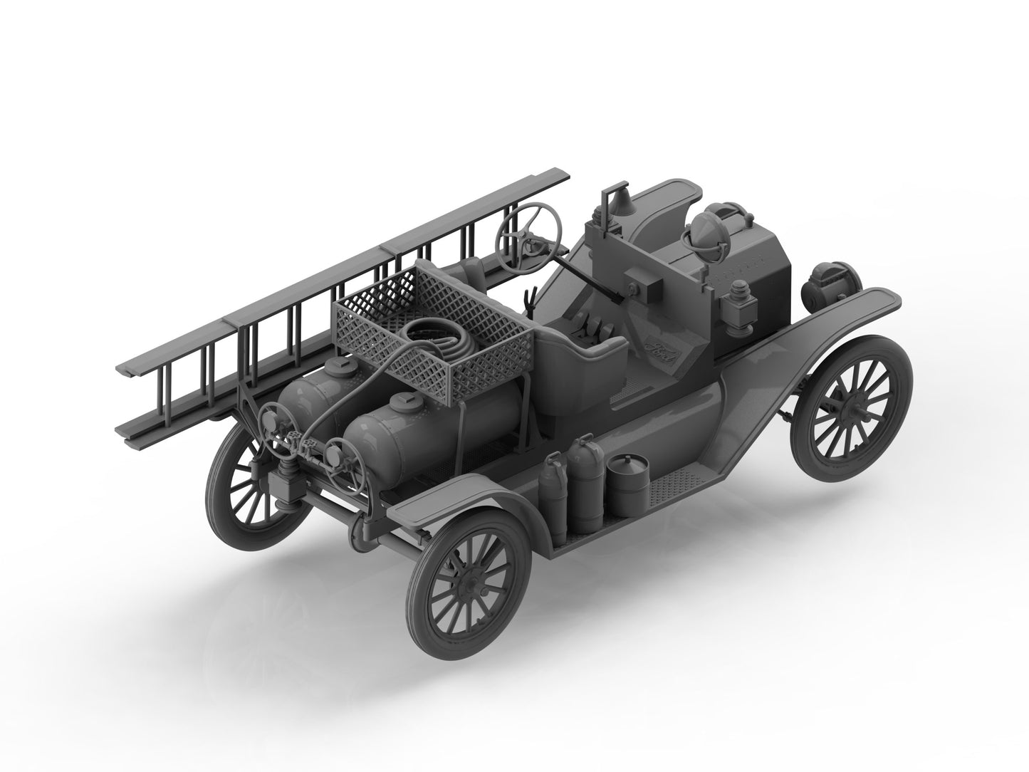 ICM UA ICM35605 1:35 Model T 1914 Fire Truck, American Car