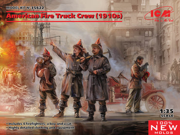 ICM UA ICM35622 1:35 American Fire Truck Crew