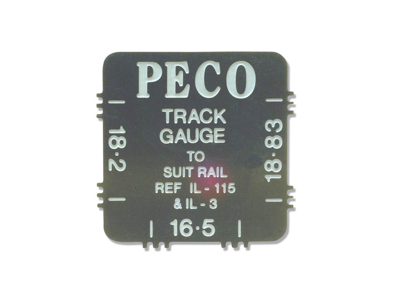 PECO IL-116 16.5, 18.2 and 18.83mm Track Gauge HO/OO Gauge