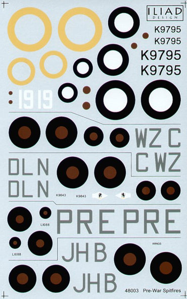 Iliad Design ILD48003 1:48 Pre-War Supermarine Spitfire Mk.I/Mk.1