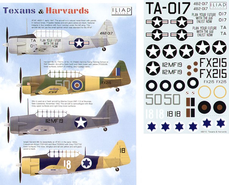 Iliad Design ILD48010 1:48 Texans and Harvards