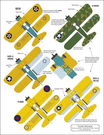 Iliad Design ILD48030 1:48 Stearman PT-17 Kaydet PT-17 used by 4BFTS