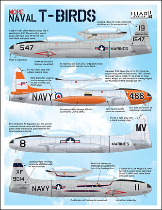 Iliad Design ILD48040 1:48 More Naval Lockheed T-33 T-Birds