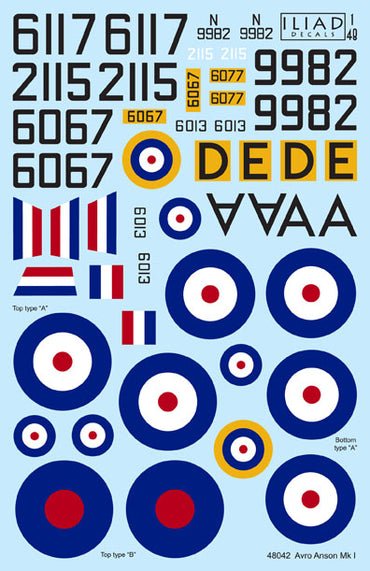 Iliad Design ILD48042 1:48 BCATP Avro Ansons