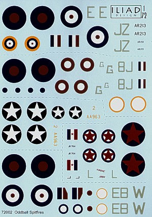 Iliad Design ILD72002 Oddball Spitfire Mk.I AR213 57 OTU 1:72
