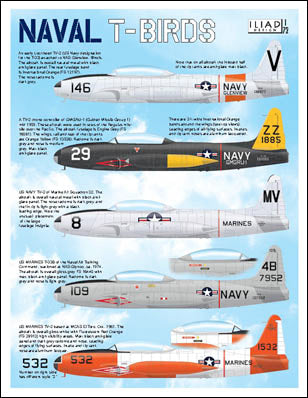 Iliad Design ILD72012 Naval T-Birds Lockheed T-33A & TV-2 1:72