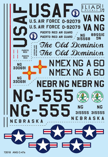Iliad Design ILD72018 1:72 Air National Guard Douglas C-47A Skytrain