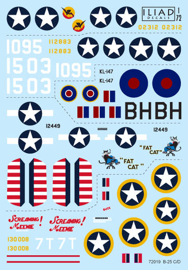 Iliad Design ILD72019 B-25B/C/D Mitchell 3rd Antisubmarine Sqn 1:72
