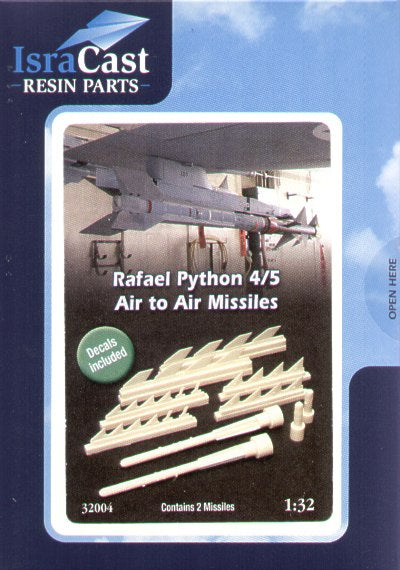 IsraDecal Studio ISC32004 1:32 Rafael Python 4/5 Air to air Missiles