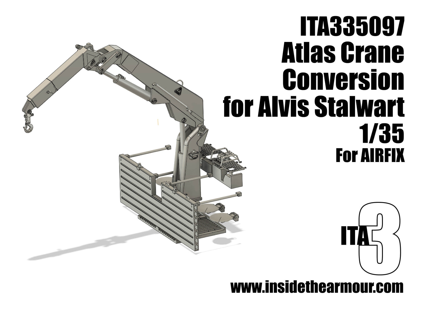 Inside the Armour ITA335097 1:35 Alvis FV622 STALWART Atlas Crane Conversion