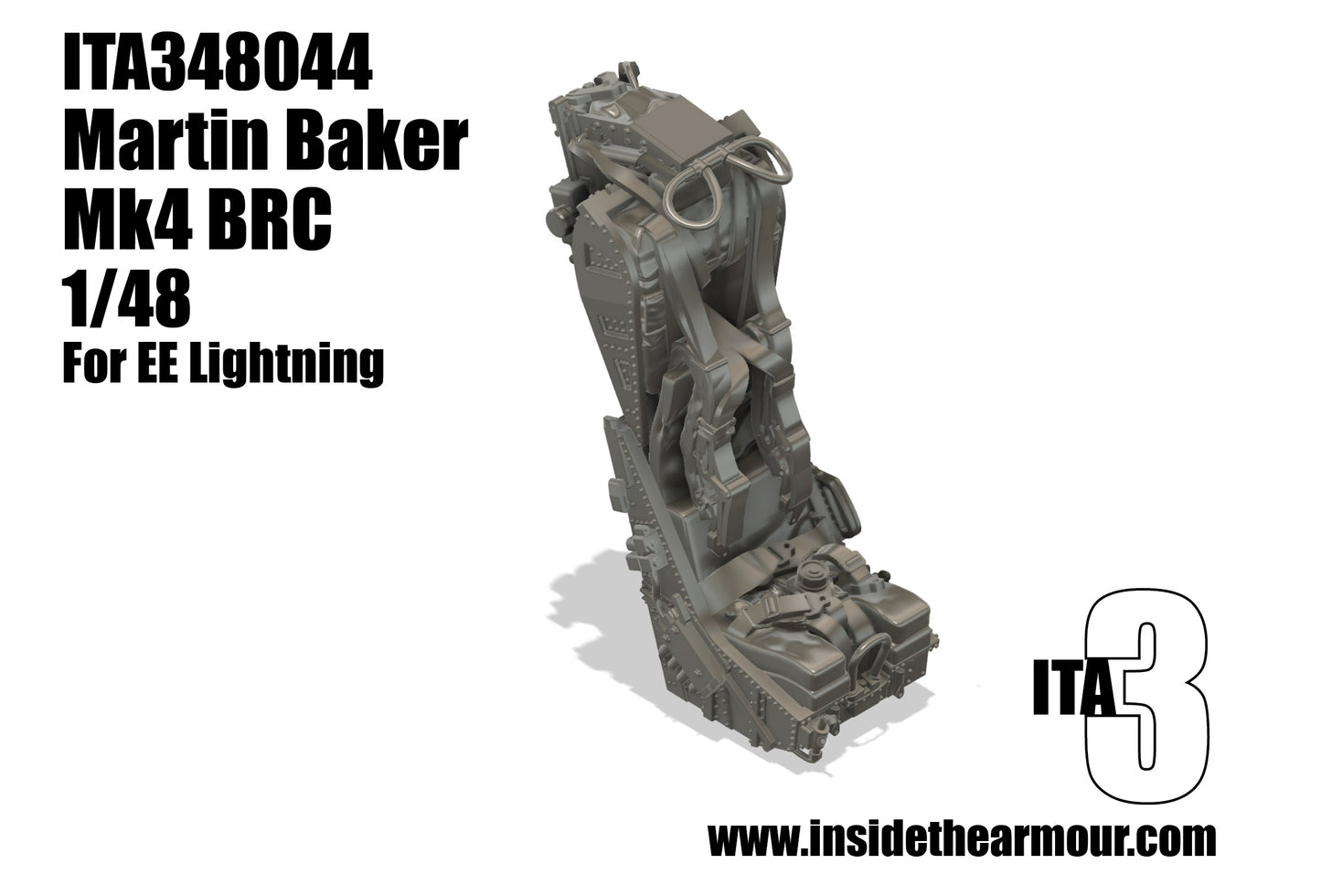 Inside the Armour ITA348044 Martin Baker Mk4 BRC for EE Lightning 1:48