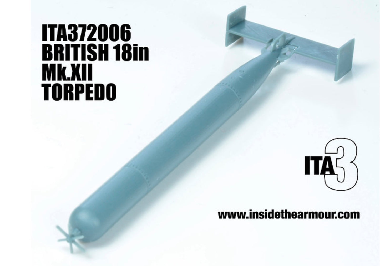 Inside the Armour ITA372006 1:72 British MkXII 18 in Torpedo