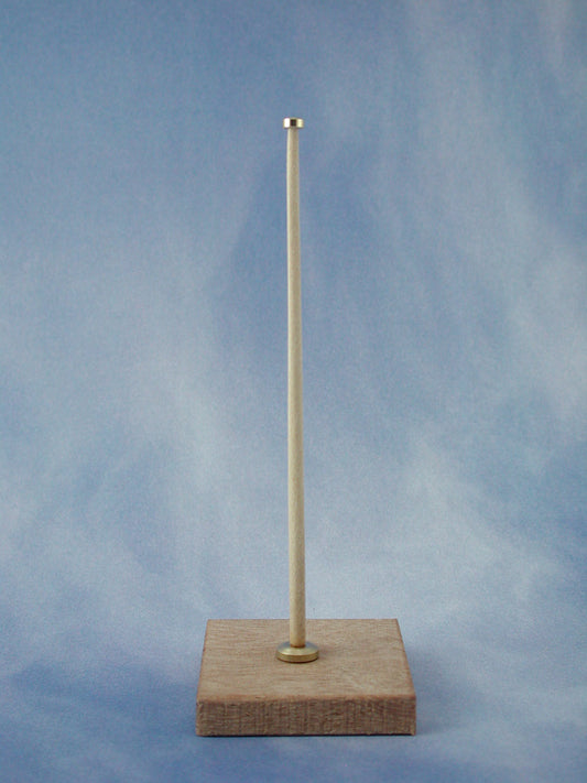 Radio Active Flush Flagstaff Complete (Brass & Wood)(Pk2) RMA62030