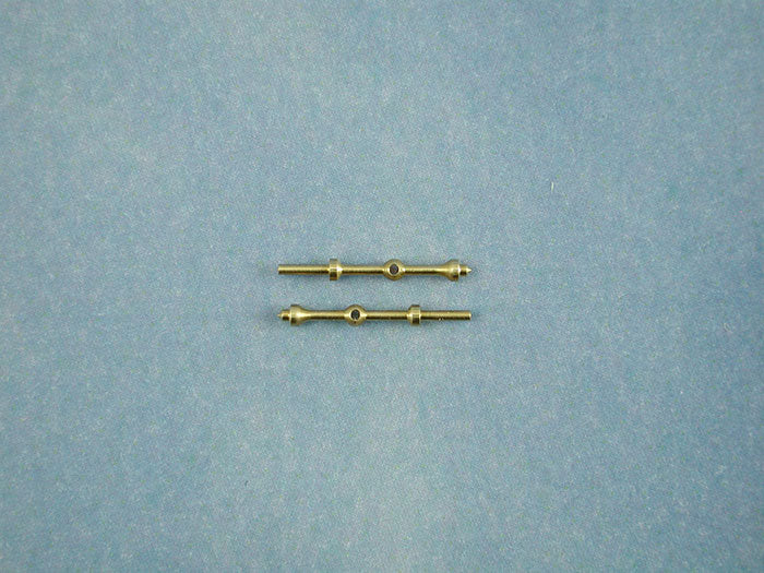 Radio Active 0 Hole Capping Stanchion, Brass 10mm (pk10) RMA66010C
