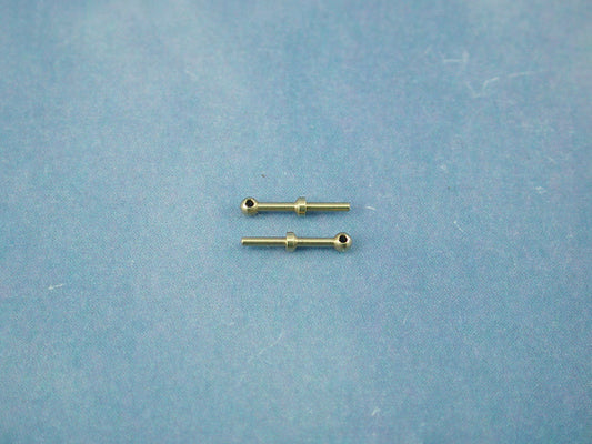 Radio Active 1 Hole Stanchion, Brass 6mm (Pk10) RMA66106