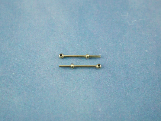 Radio Active 1 Hole Stanchion, Brass 10mm (Pk10) RMA66110