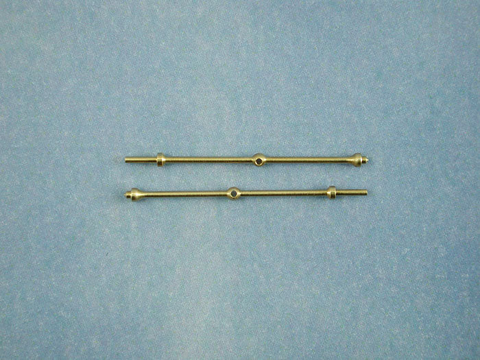 Radio Active 1 Hole Capping Stanchion, Brass 25mm (pk10) RMA66125C