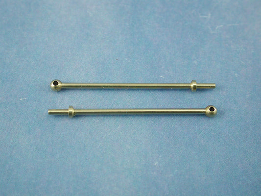 Radio Active 1 Hole Stanchion, Brass 30mm (Pk10) RMA66130