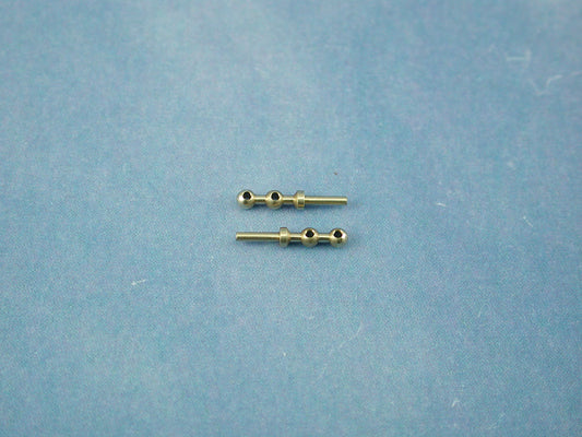 Radio Active 2 Hole Stanchion, Brass 6mm (Pk10) RMA66206