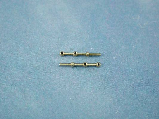 Radio Active 2 Hole Stanchion, Brass 10mm (Pk10) RMA66210