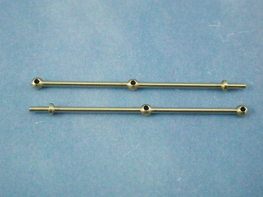 Radio Active 2 Hole Stanchion, Brass 40mm (Pk10) RMA66240