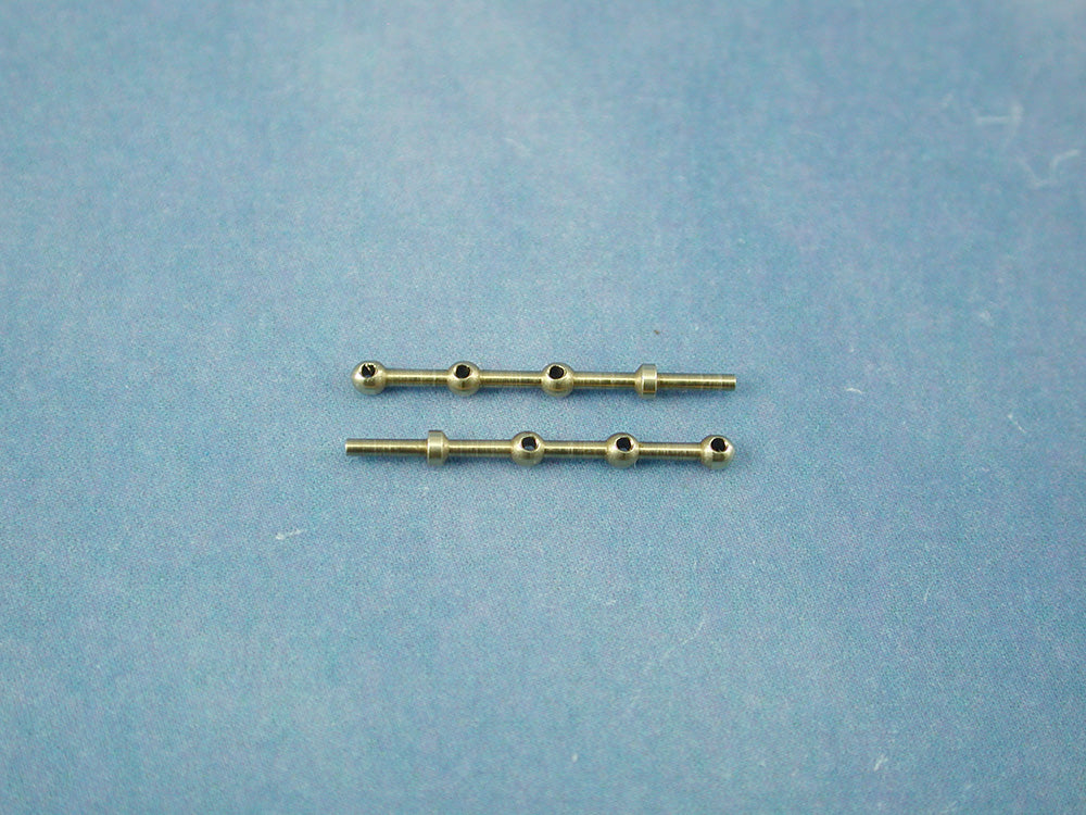 Radio Active 3 Hole Stanchion, Brass 15mm (Pk10) RMA66315