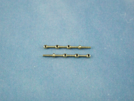 Radio Active 3 Hole Stanchion, Brass 15mm (Pk10) RMA66315