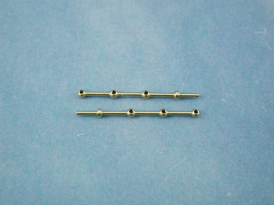 Radio Active 3 Hole Stanchion, Brass 20mm (Pk10) RMA66320