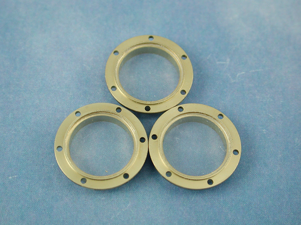 Radio Active Porthole, 16mm, With 6 Hole Flange, Glazed, 10pk RMA67016