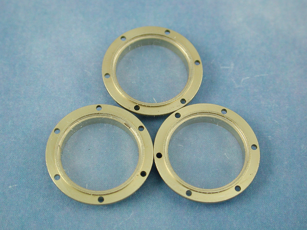 Radio Active Porthole, 18mm, With 6 Hole Flange, Glazed, 10pk RMA67018
