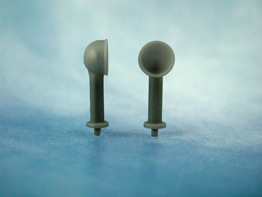 Radio Active Cowl Ventilators (Resin) Ø7.5, H18mm(Pk2) RMABR158