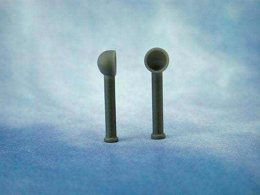 Radio Active Cowl Ventilators (Resin) Ø7, H28mm, on long stem(Pk2) RMABR34