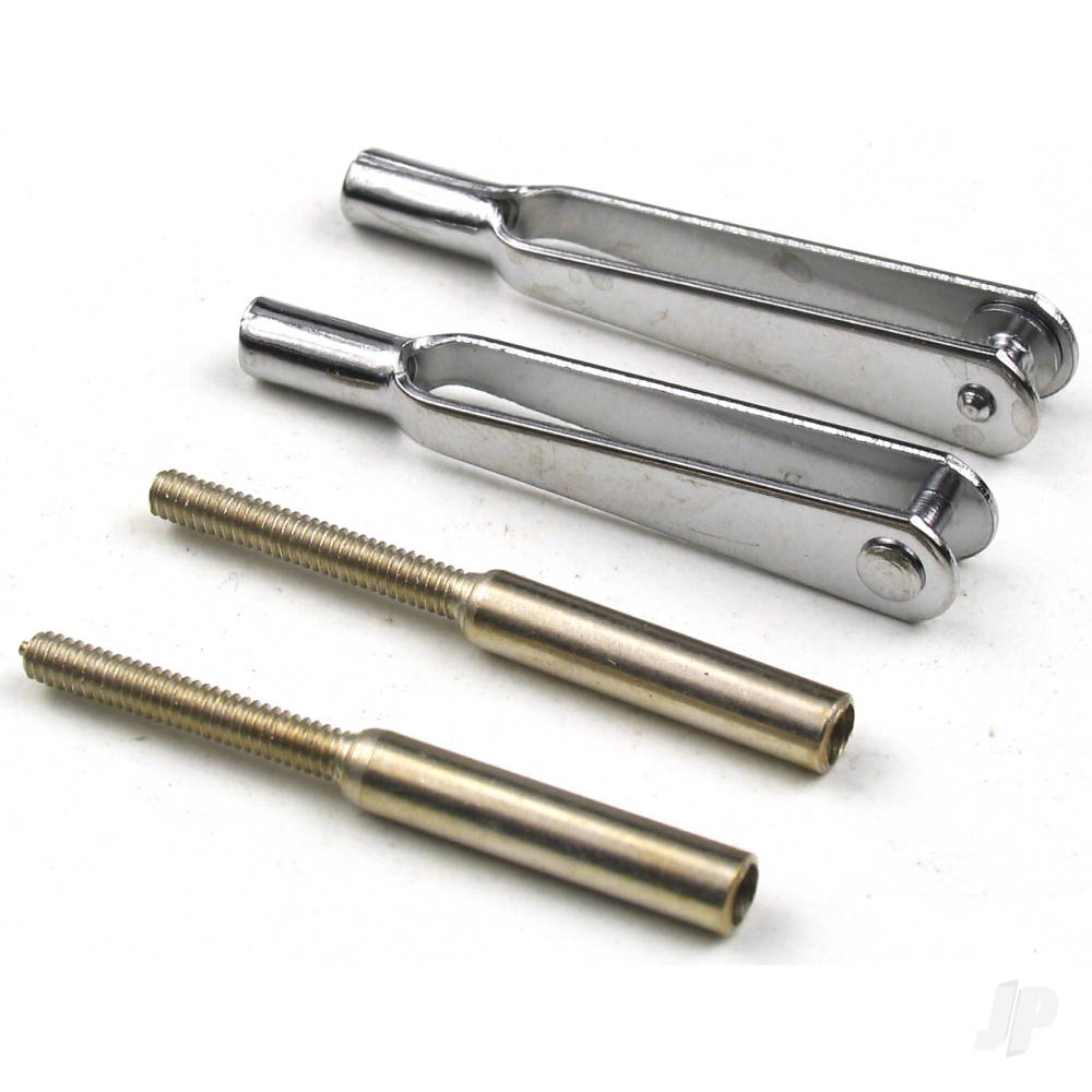 JP Chrome M2 Clevis Quicklink & Threaded Coupler (2 pcs) D5508041
