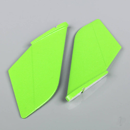 JP Vertical Fin Set Green (Painted with decal) (F-38) DF12010