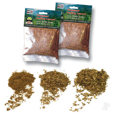 JTT Chopped Dried leaves, Fine, Med, Coarse - 9 cubic in. (147.48 cubic cm) per pack 95089
