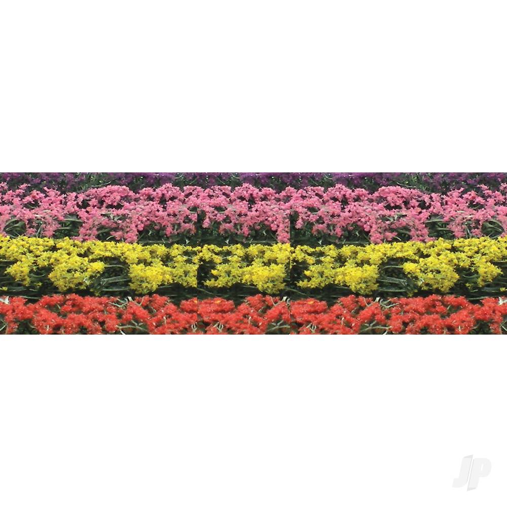 JTT Flower Hedges, 5x3/8x5/8in, HO-Scale, (8 per pack) 95509