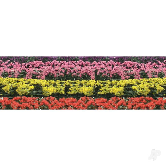 JTT Flower Hedges, 5x3/8x5/8in, HO-Scale, (8 per pack) 95509