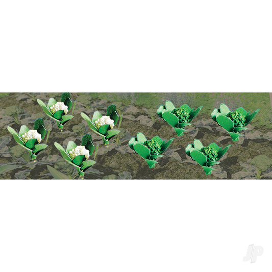 JTT Broccoli & Cauliflower, 3/8in width, HO-Scale, (20 per pack) 95529