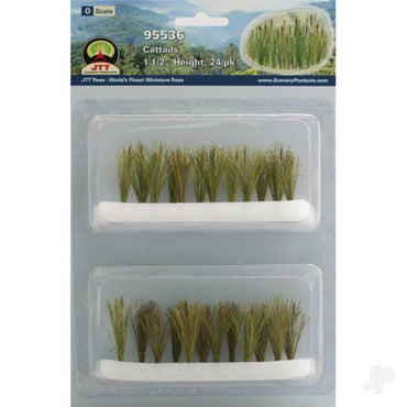 JTT Cattails, 1-1/2in Tall, O-Scale, (24 per pack) 95536