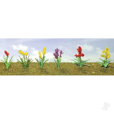 JTT Assorted Flower Plants 2, HO-Scale, (12 per pack) 95559