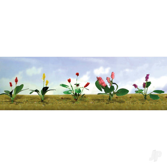 JTT Assorted Flower Plants 3, HO-Scale, (12 per pack) 95561
