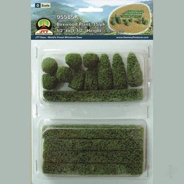 JTT Boxwood Plant, O-Scale, (15 per pack) 95585