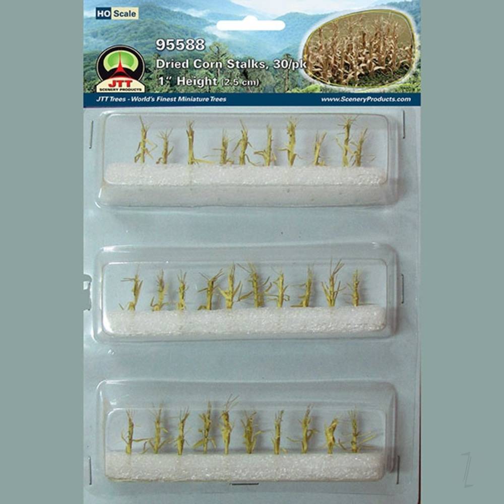 JTT Dried Corn Stalk, HO-Scale, (30 per pack) 95588