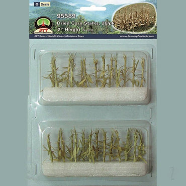 JTT Dried Corn Stalk, O-Scale, (28 per pack) 95589