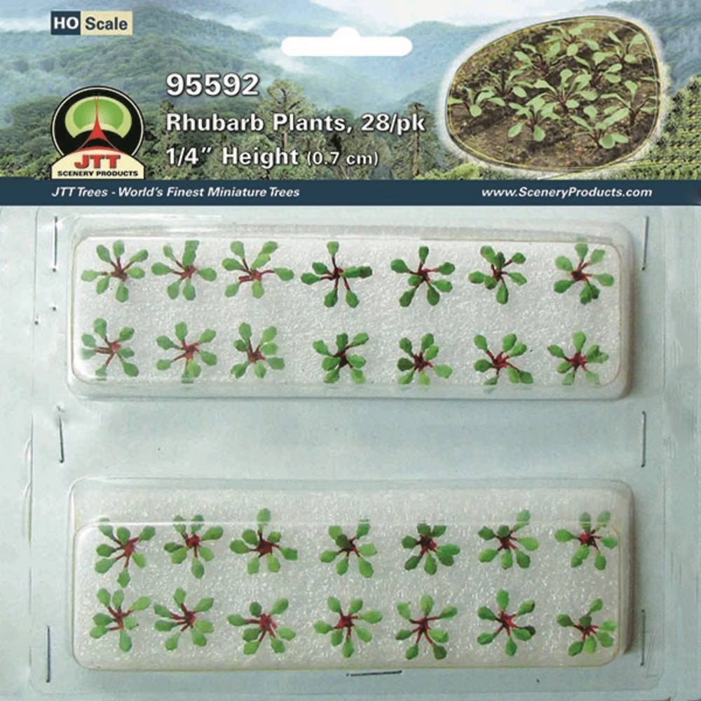 JTT Rhubarb, HO-Scale, (28 per pack) 95592